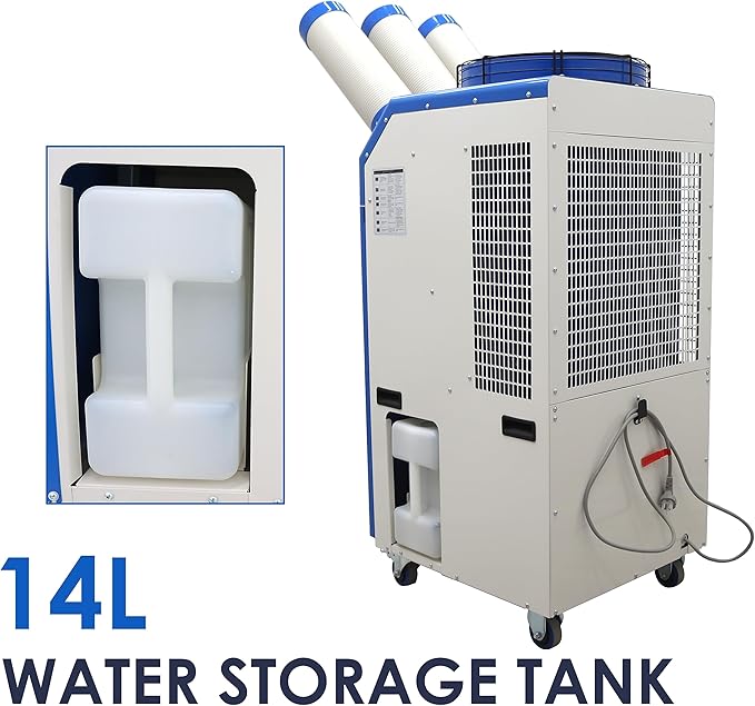 Portable Air Conditioner 22, 178 BTU Industrial Spot Cooler Air Conditioner - Image 6