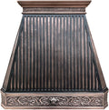 CT Copper Tailor Copper Vent Hood Wall Mount, 610 CFM Exhaust Fan, Stainless by CTCopperTailor