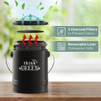Barnyard Designs Compost Bin for Kitchen Counter - Image 2