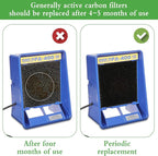 10 Pack Smoke Fume Absorber Filter, Activated Carbon Solder Fume Extractor - Image 7