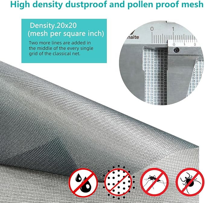 High Density dustproof and Pollen Proof net Window Screen mesh Used to Replace - Image 2