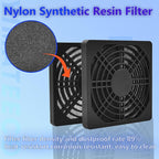Dust Filter PC 80mm Cooling Fan Filter Dustproof Cover, 2 Pack PC Case Fan - Image 6