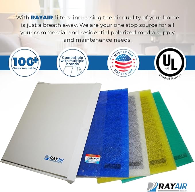 RayAir Supply 20x20 Replacement Filter Pads Compatible - Image 3