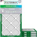 Filterbuy 10x25x1 Air Filter MERV 8 Essential Dust & Allergy Defense, by Filterbuy