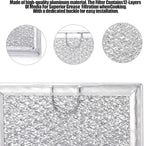 3 Pack Grease Filter & Charcoal Filters Set - Image 2