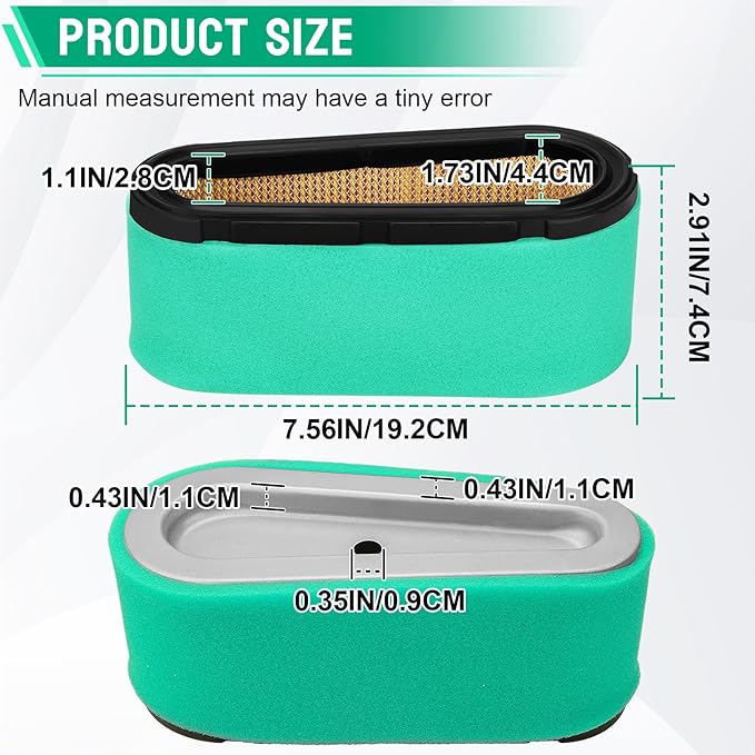 LOCOPOW 496894 496894S 493909 Air Filter & Pre Filter - Image 4