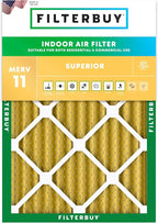 Filterbuy 16x20x2 Air Filter MERV 11 Superior Pet & Allergy Defense, by Filterbuy