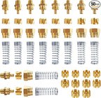 50PCS Brass DOT Air Brake Hose End Fitting Kit, Dazakoot J1402 Air Brake by HOME