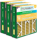 Filterbuy 20x20x5 Air Filter MERV 11 Superior Pet & Allergy Defense, by Filterbuy