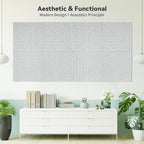 Art3d 6-Pack Self-Adhesive Acoustic Wall Panels - Image 6