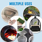 3PACK 20 Steel Mesh Screen 11”X11”, Woven Wire 304 - Image 3