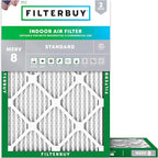 Filterbuy 8x14x1 Air Filter MERV 8 Essential Dust & Allergy Defense, by Filterbuy