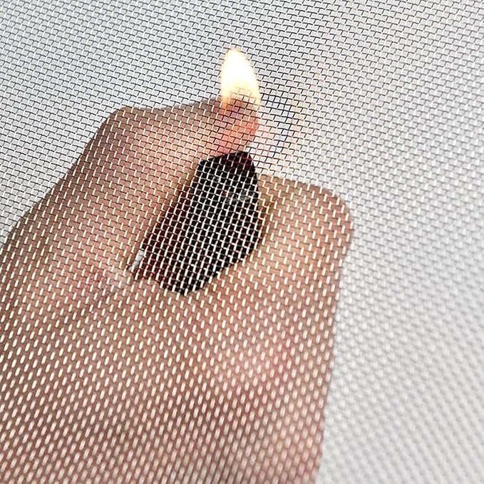 304 Stainless Steel Woven Mesh Panel, 50 Mesh 0.4mm Rustproof Metal Screen - Image 4