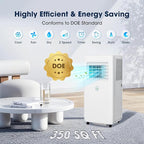 8000BTU Portable Air Conditioners Smart AC Unit - Image 2