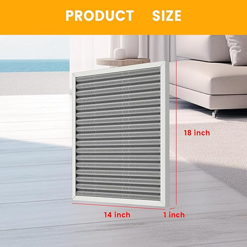 14x18x1 HVAC Furnace Air Filter, Lasts a Lifetime, the Last HVAC Filter You - Image 2