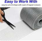 Wire Mesh for Mice Control 5 in X 36Ft, Hole Fill Fabric, Weep Holes Covers - Image 4