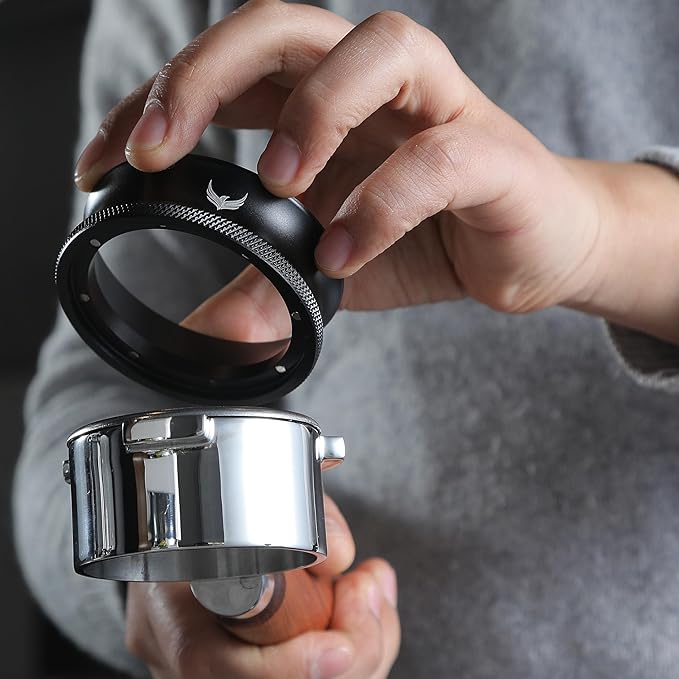 51mm Magnetic Dosing Funnel and Espresso Puck Screen Kit- Premium Portafilter - Image 3