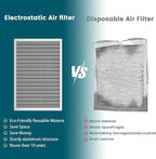 20x20x1 Air Filter-MERV 8, Washable & Reusable Electrostatic Air Filter - Image 5