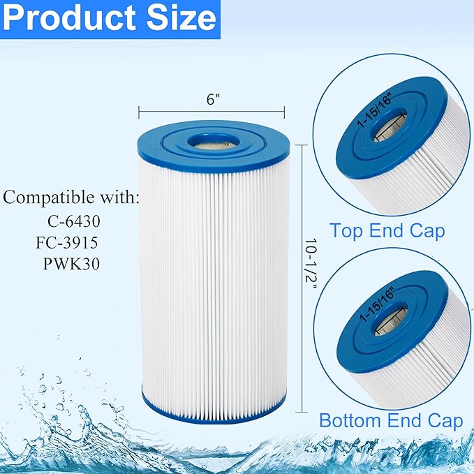 HANXER® PWK30 Spa Filter Cartridge Replaces - Image 2