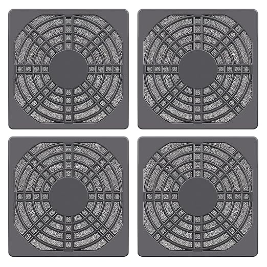 Wathai 80MM PC Fan Dust Filter Cover Computer Mess 4 Pack by Wathai
