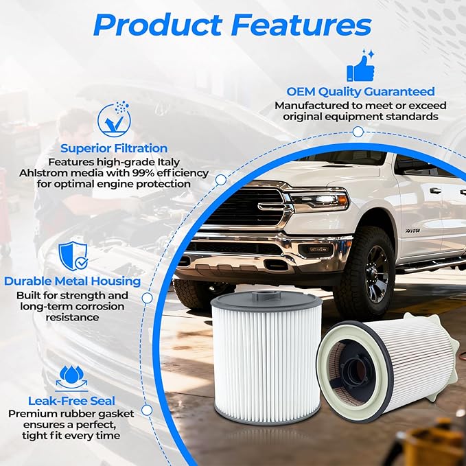 6.7L Cummins Fuel Filter Water Separator set - Image 4