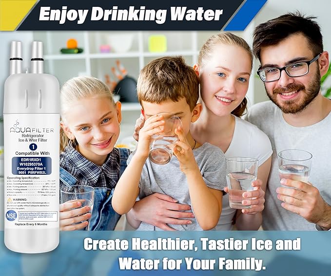 FILTER1 W10295370 A Refrigerator Water Filter Replacement Compatible - Image 7