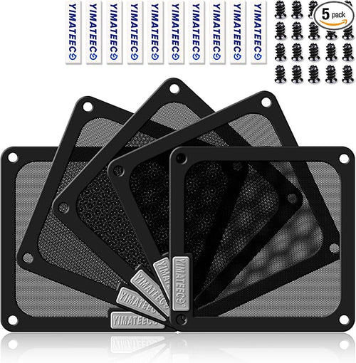 140mm PC Dust Filter for Computer Cooler Fan/PSU/Routers PVC 50 Mesh, Magnetic by YIMATEECO