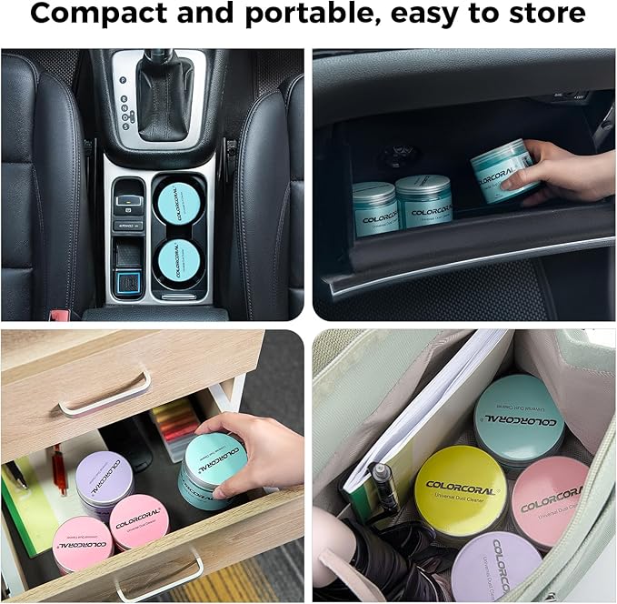 COLORCORAL Cleaning Gel for Car Universal Gel Cleaner Auto Detailing Car Vent - Image 5