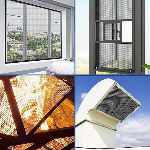 9 Pack 304 Stainless Steel Mesh Screen, Rust Free Woven Wire Mesh, Metal Mesh - Image 6