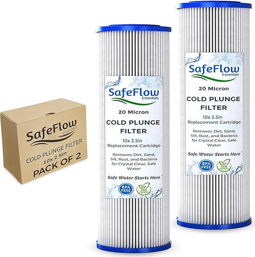 10in Ice Bath Chiller Filters 20 Micron 10" x 2.5" Water Filter Replacement by Unknown