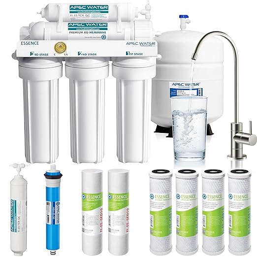 APEC Water Systems ROES-50 Essence Series Top Tier 5-Stage WQA Certified Ultra by APECWaterSystems