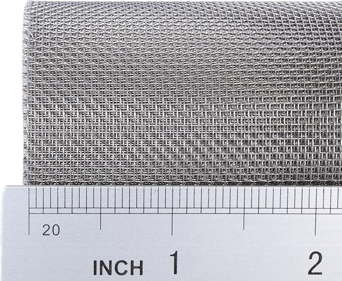 20 Mesh Stainless Steel 304 Wire Mesh Fence Screen 23.5 inches x 10 feet by Anbadum