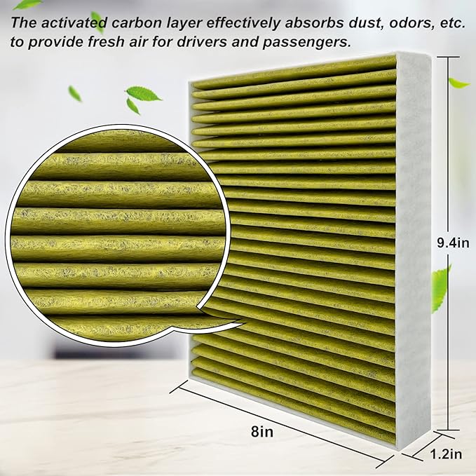 2PCS Capume Cabin Air Filter Replacement - Image 3