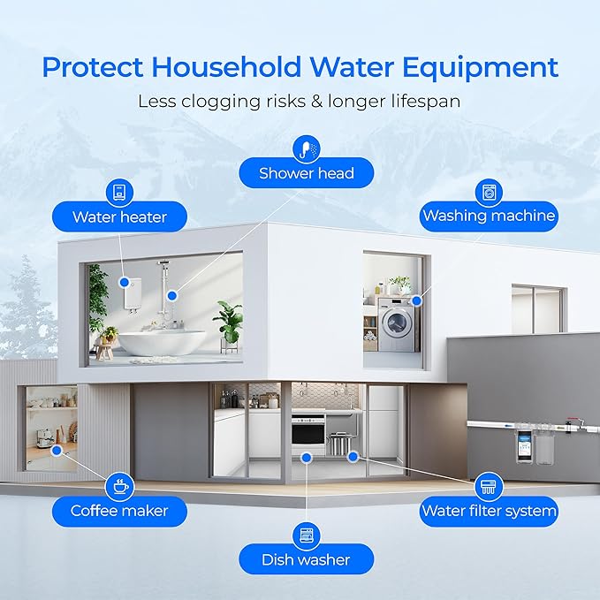 Waterdrop Whole House CTO Carbon Sediment Water Filter Cartridge Replacement - Image 9