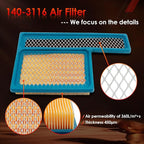 Tune Up Kit 140-3116 Air Filter, 122-0836 Oil Filter & Fuel Filter - Image 4