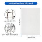8 Pack 6×8 Inch Wire Mesh Screen, 20 Mesh Stainless Steel Mesh, Durable and - Image 3