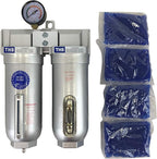 3/4" COMPRESSED AIR DESICCANT AIR DRYER/COALESCING FILTER by Unknown