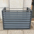 Pool pump covers for outside units, outdoor garbage can enclosures, aluminum by ZUGIATP