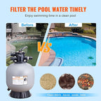 VEVOR 22 Inch Sand Filter, Above Inground Swimming Pool Sand System - Image 6
