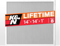 K&N 14X14X1 HVAC Furnace Air Filter, Lasts a Lifetime, Merv 8, the Last HVAC by KNEngineeringInc
