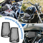 Meonum 2 Pack Cone Air Intake Filter Cover, Universal Cold Air Filter Sock - Image 7