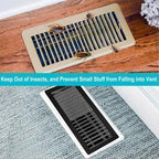 Magnetic Floor Register Vent Covers, 2 x 12 Inch Air Vent Filter Mesh, Sticky - Image 6