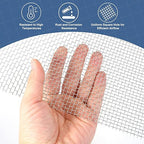 uxcell 6 Mesh 79" x 12" Woven Wire Mesh, 304 Stainless Steel Air Vent Filter - Image 5