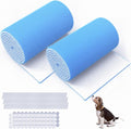 Air Vent Filter, 2 Pack 12"X100" Cut to Size MERV 8 Triple Air Filter Material by Unknown