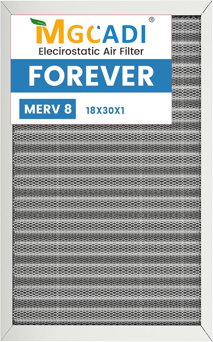 18x30x1 HVAC Furnace Air Filter, Lasts a Lifetime, the Last HVAC Filter You by MGCADI