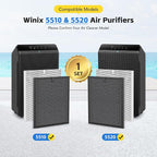 Filter Q–1712-0123-00 For Winix 5510/5520 Air Purifier Filter, Replacement for - Image 2