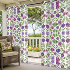 Flowers Outdoor Curtains for Patio Summer Floral Pastoral Farmhouse Plant - Image 5
