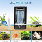 222GPH 10W Turtle Tank Filter Aquarium Filter Power Adjustable 10-40 Gal. Small - Image 5