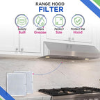 Bagean Stove Hood Vent Filter 9.87" x 11.62" 97007894 Compatible - Image 2