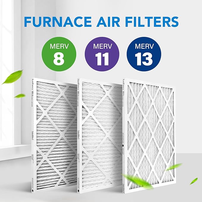 LotFancy 16x25x1 Air Filter MERV 11 6-Pack, Electrostatic Pleated AC Furnace - Image 8